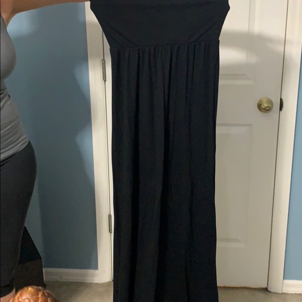 Black maxi skirt